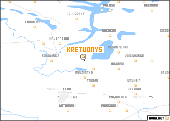 map of Kretuonys