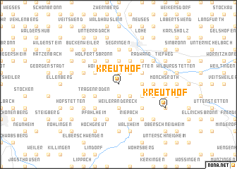 map of Kreuthof