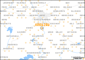 map of Kreuzau