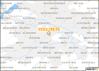 map of Kreuzberg