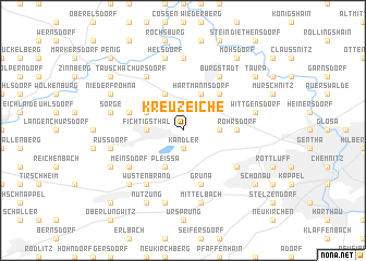 map of Kreuzeiche
