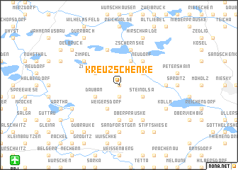 map of Kreuzschenke