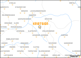 map of Kriátsion