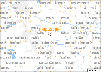 map of Kriegsdorf