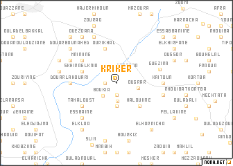 map of Kriker