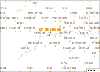 map of Krimmensen