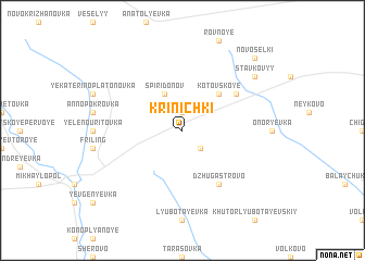 map of Krinichki