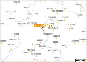 map of Krinichnyy