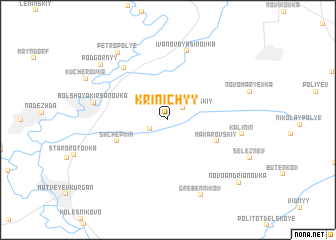 map of Krinichyy