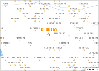 map of Krinitsy