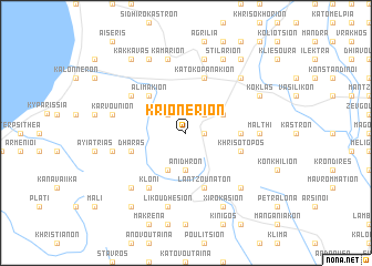 map of Krionérion