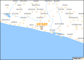 map of Krisan