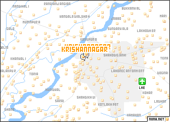 map of Krishan Nagar