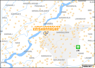 map of Krishan Nagar