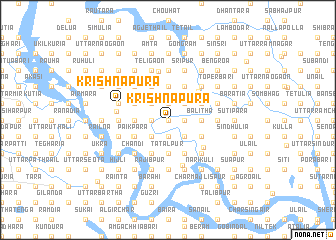 map of Krishnapura