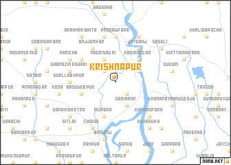 map of Krishnapur