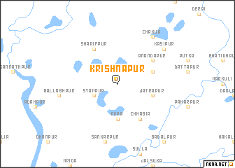 map of Krishnapur