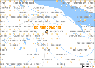 map of Krishnardāngi