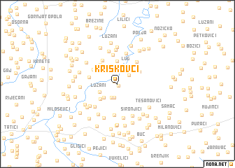 map of Kriškovci