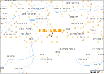 map of Kristendorf