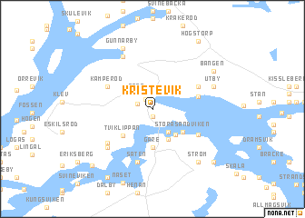map of Kristevik