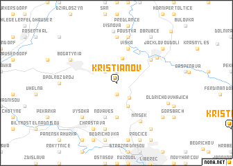 map of Kristiánov