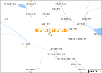 map of Kristofferstorp