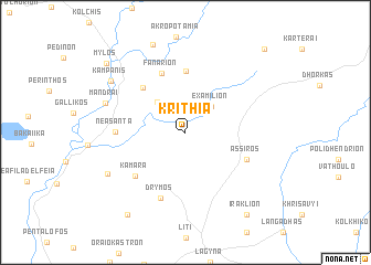 map of Krithiá