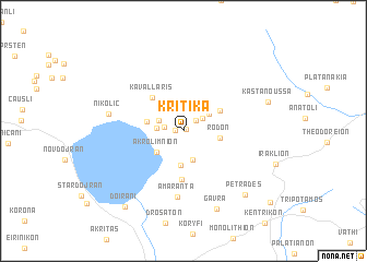 map of Kritiká