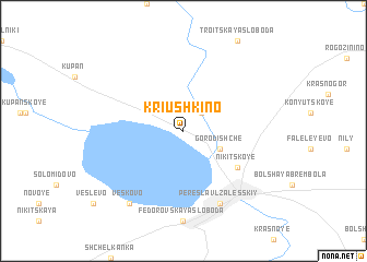 map of Kriushkino