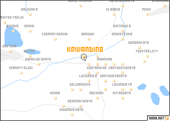 map of Krivandino