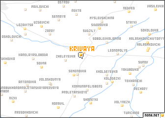 map of Krivaya