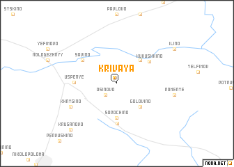 map of Krivaya