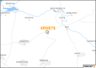 map of Krivets