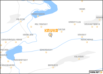 map of Krivka
