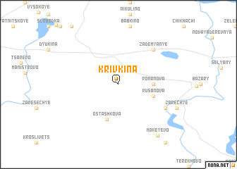 map of Krivkina