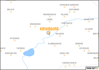 map of Krivodino