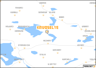 map of Krivoselʼye