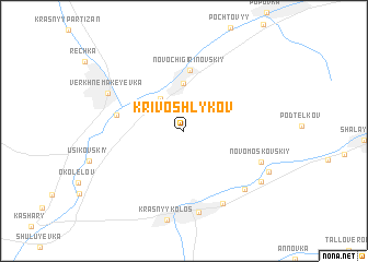 map of Krivoshlykov