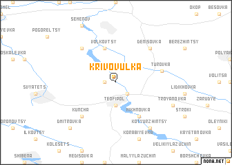 map of Krivovulʼka