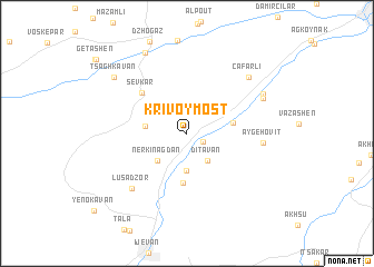 map of Krivoy Most