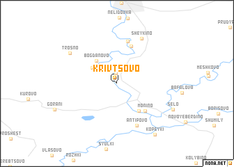 map of Krivtsovo