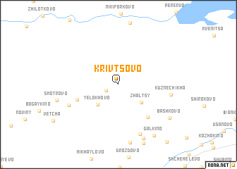map of Krivtsovo