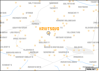 map of Krivtsovo