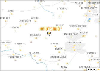 map of Krivtsovo