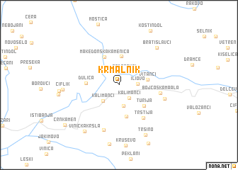 map of Krmalnik