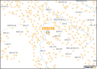 map of Krmine