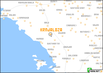map of Krnjaloža