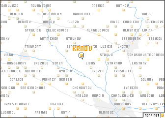 map of Krnov