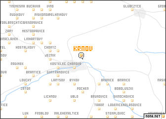 map of Krnov